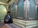 تشرف حضرت آیت الله طباطبایی حرم حضرت رقیه(س)