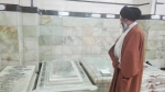 تشرف حضرت آیت الله طباطبایی حرم حضرت معصومه (س) و قرائت �